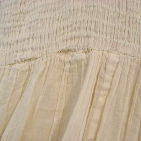 Cream Prairie Maxi Dress Crochet Lace Romantic Boho Coastal Cowgirl Beach Medium - Picture 14 of 16